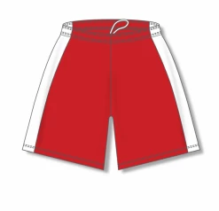 Athletic (AK) Knit Athletic Knit (AK) BS9145Y-208 Youth Red/White Pro Basketball Shorts