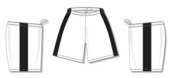 Athletic (AK) Knit Athletic Knit (AK) VS9145M-222 Mens White/Black Pro Volleyball Shorts