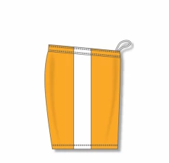 Athletic (AK) Knit Athletic Knit (AK) BS9145Y-236 Youth Gold/White Pro Basketball Shorts