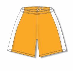Athletic (AK) Knit Athletic Knit (AK) LS9145-236 Gold/White Field Lacrosse Shorts