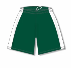 Athletic (AK) Knit Athletic Knit (AK) BS9145M-260 Mens Dark Green/White Pro Basketball Shorts