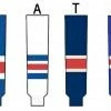Modelline Knit Ice Hockey Socks - New York Rangers