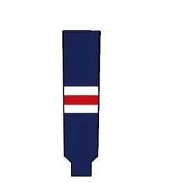 Modelline Knit Ice Hockey Socks - 2018 New York Rangers Winter Classic Navy/White/Red