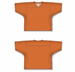 Athletic (AK) Knit Hockey Athletic Knit (AK) TF151-064 Orange Touch Football Jersey