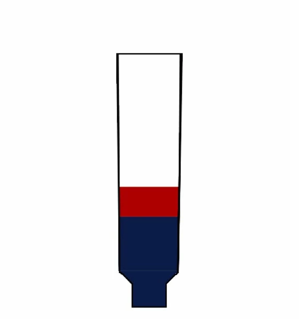 Modelline Knit Ice Hockey Socks - 2018 Washington Capitals Stadium Series White/Navy/Red 3 Modelline Knit Ice Hockey Socks - 2018 Washington Capitals Stadium Series White/Navy/Red