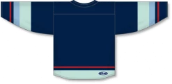 Athletic (AK) Knit Athletic Knit (AK) H550BY-SEA500BY 2021 Youth Seattle Kraken Navy Hockey Jersey