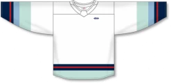 Athletic (AK) Knit Athletic Knit (AK) H550BY-SEA501BY 2021 Youth Seattle Kraken White Hockey Jersey